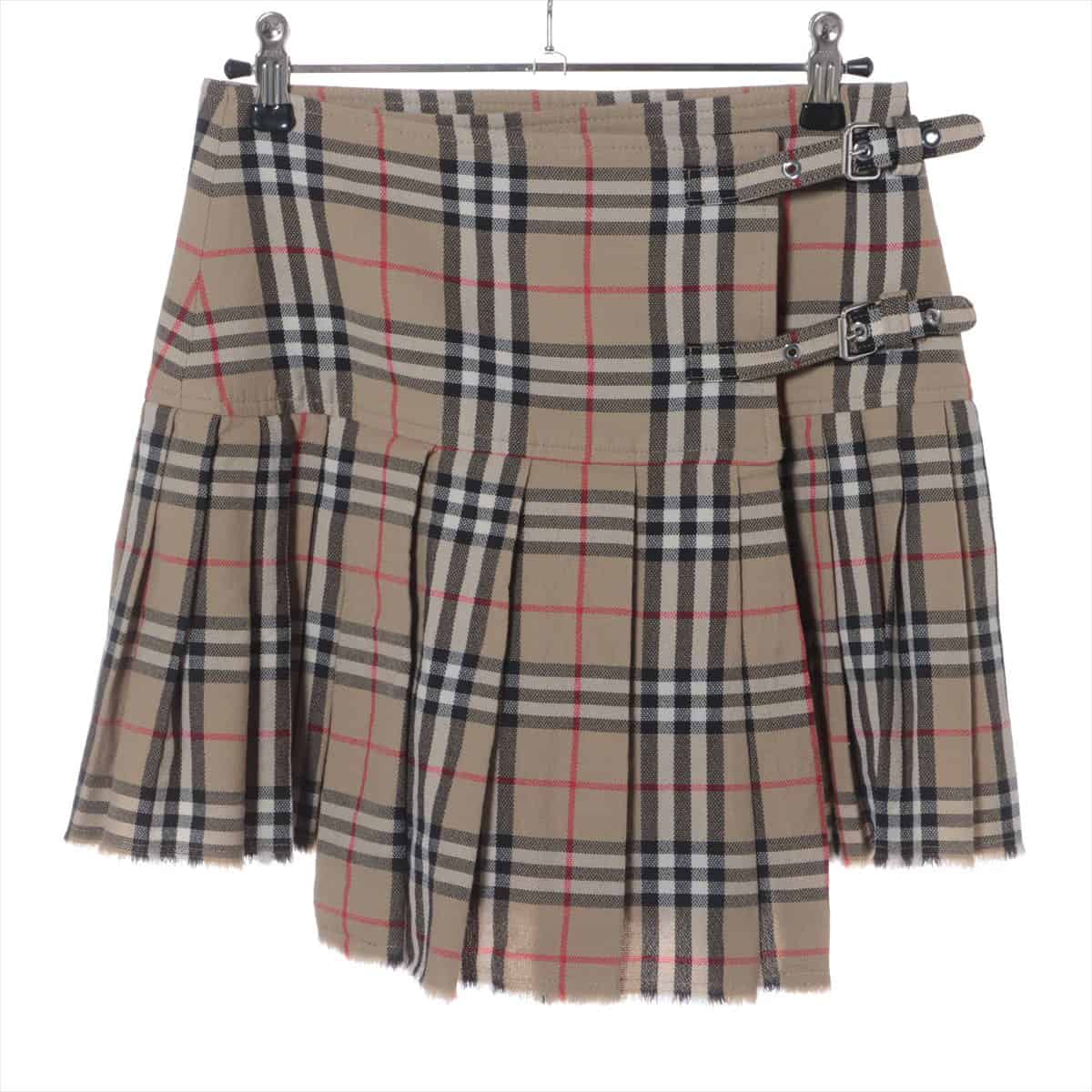 Burberry Tissi period Wool Skirt 34 Ladies' Beige