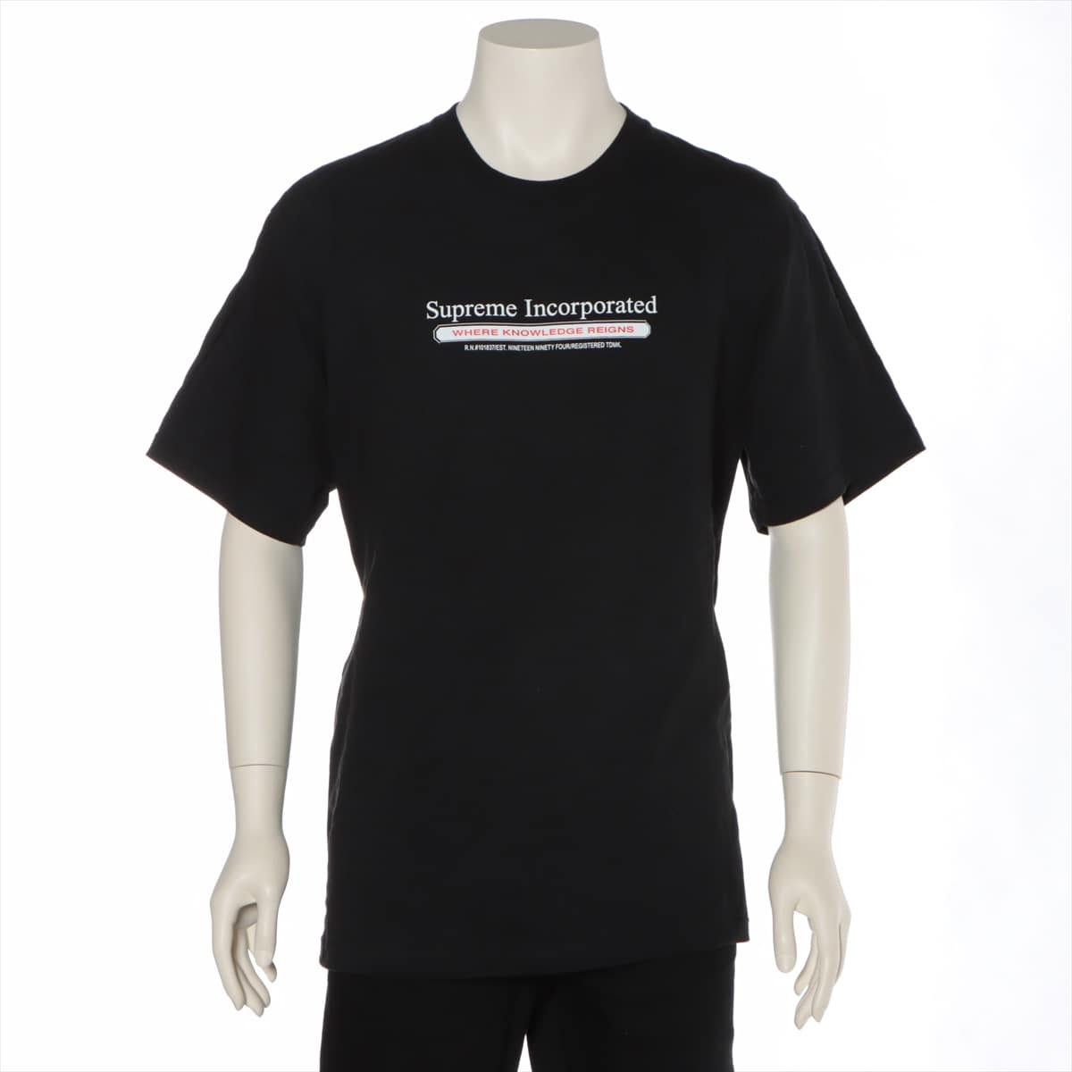 Supreme 19AW Cotton T-shirt L Men's Black  Inc. Tee