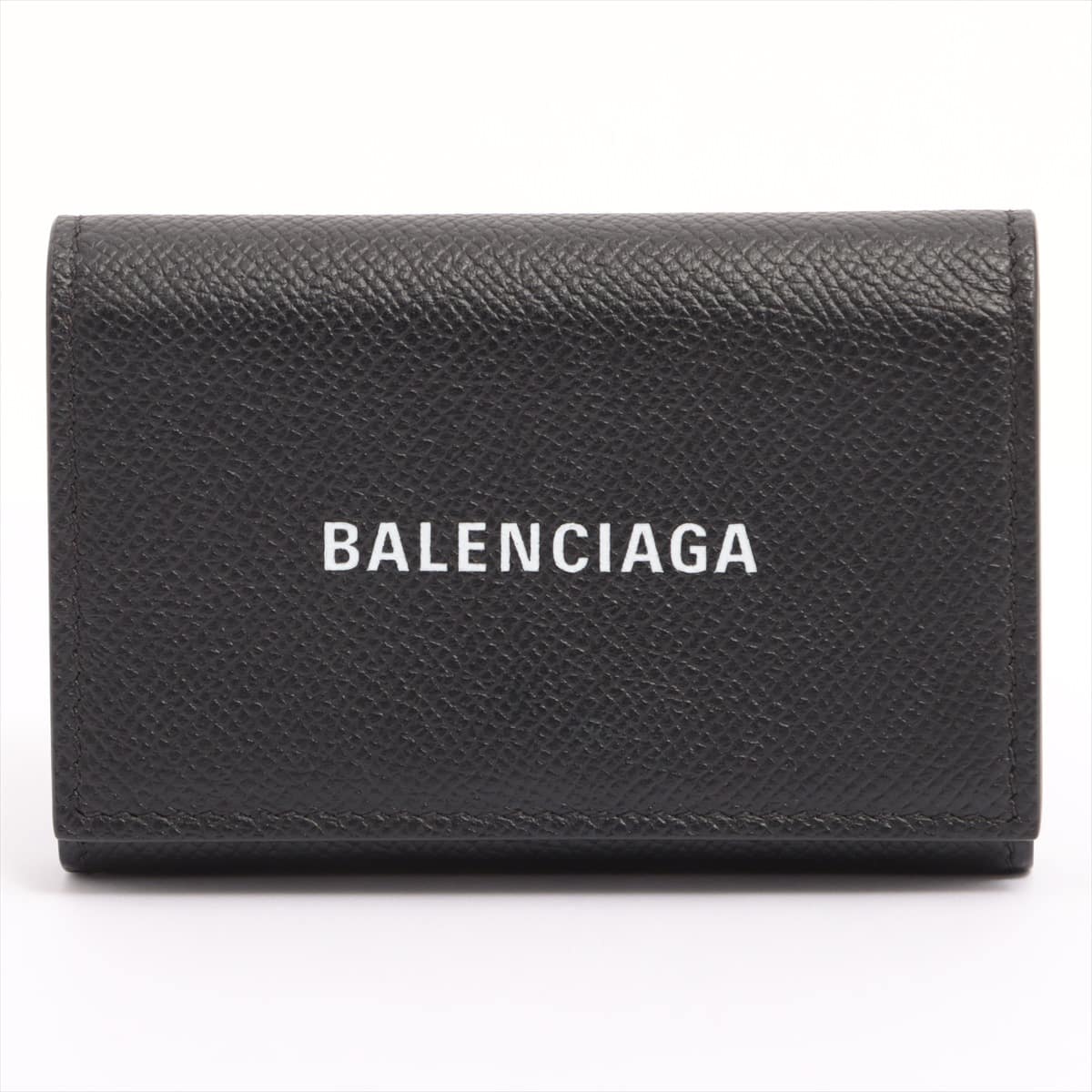Balenciaga Everyday 594313 Leather Coin case Black