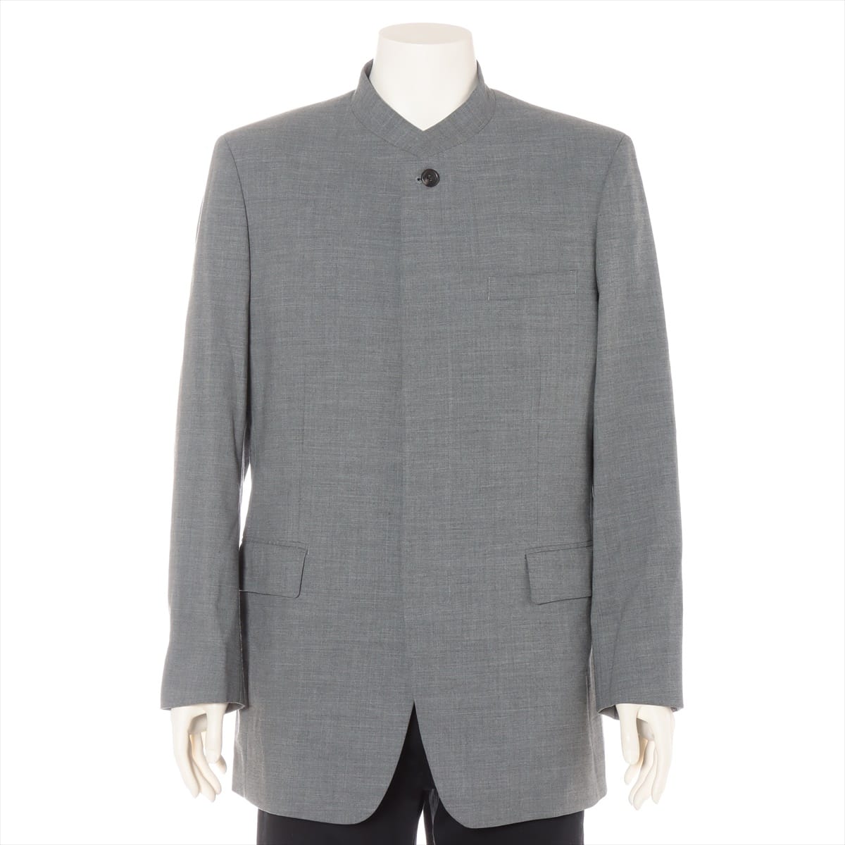 Issey Miyakemen Hair Suit jacket 8 Men's Grey  Mao color Comes with shoulder pads