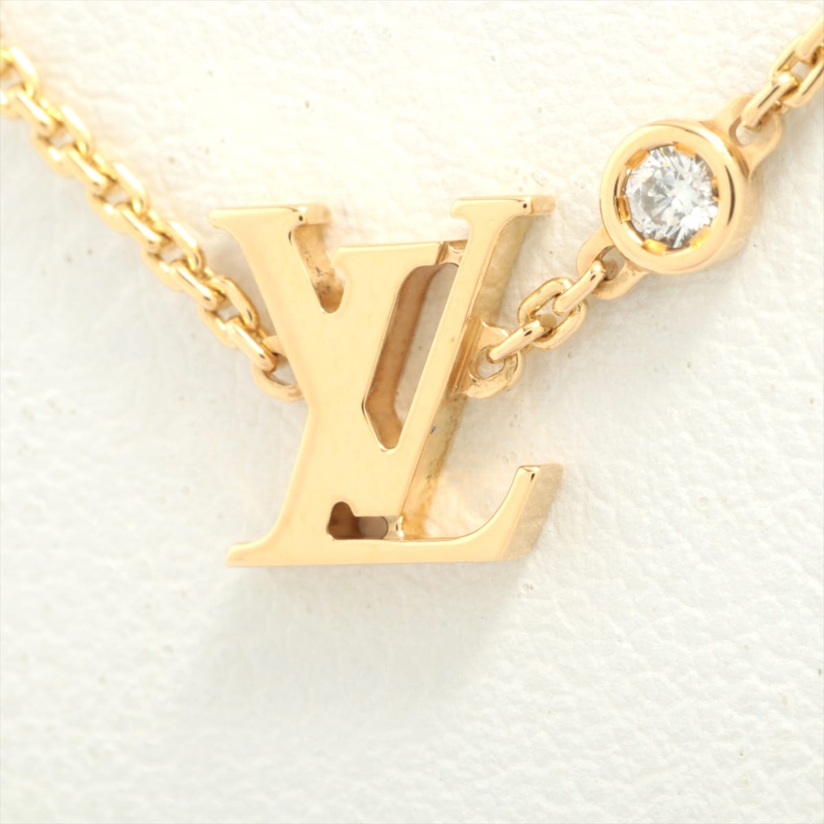 Louis Vuitton Pandantif Idylle Blossom LV diamond Necklace 750(YG) 4.0g