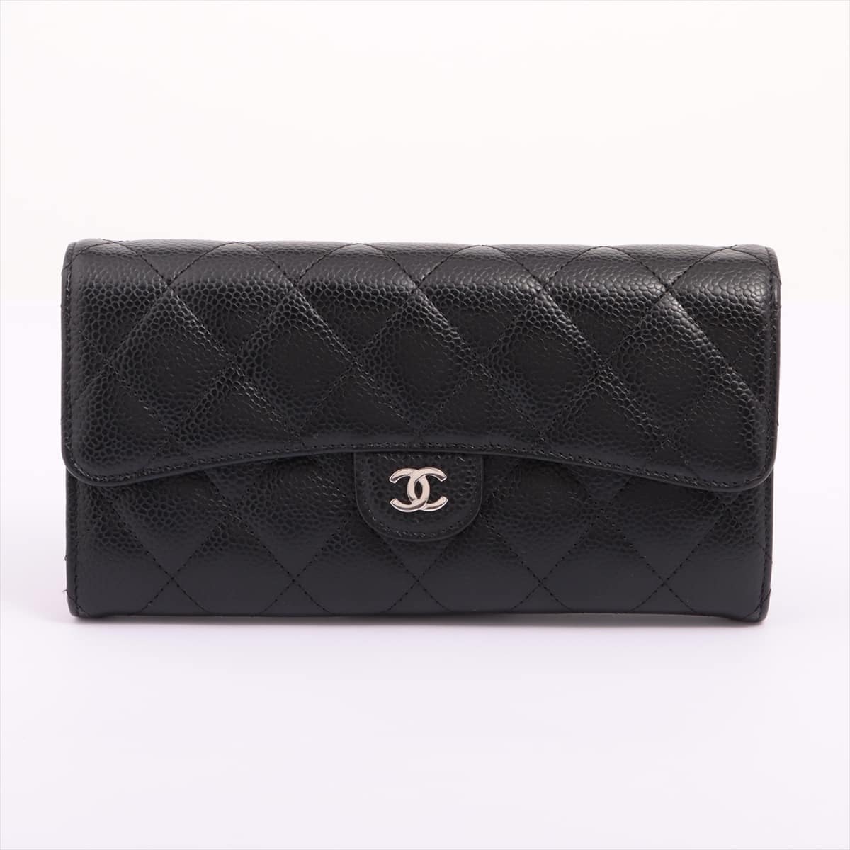Chanel Matelasse Caviarskin Wallet Black 27th