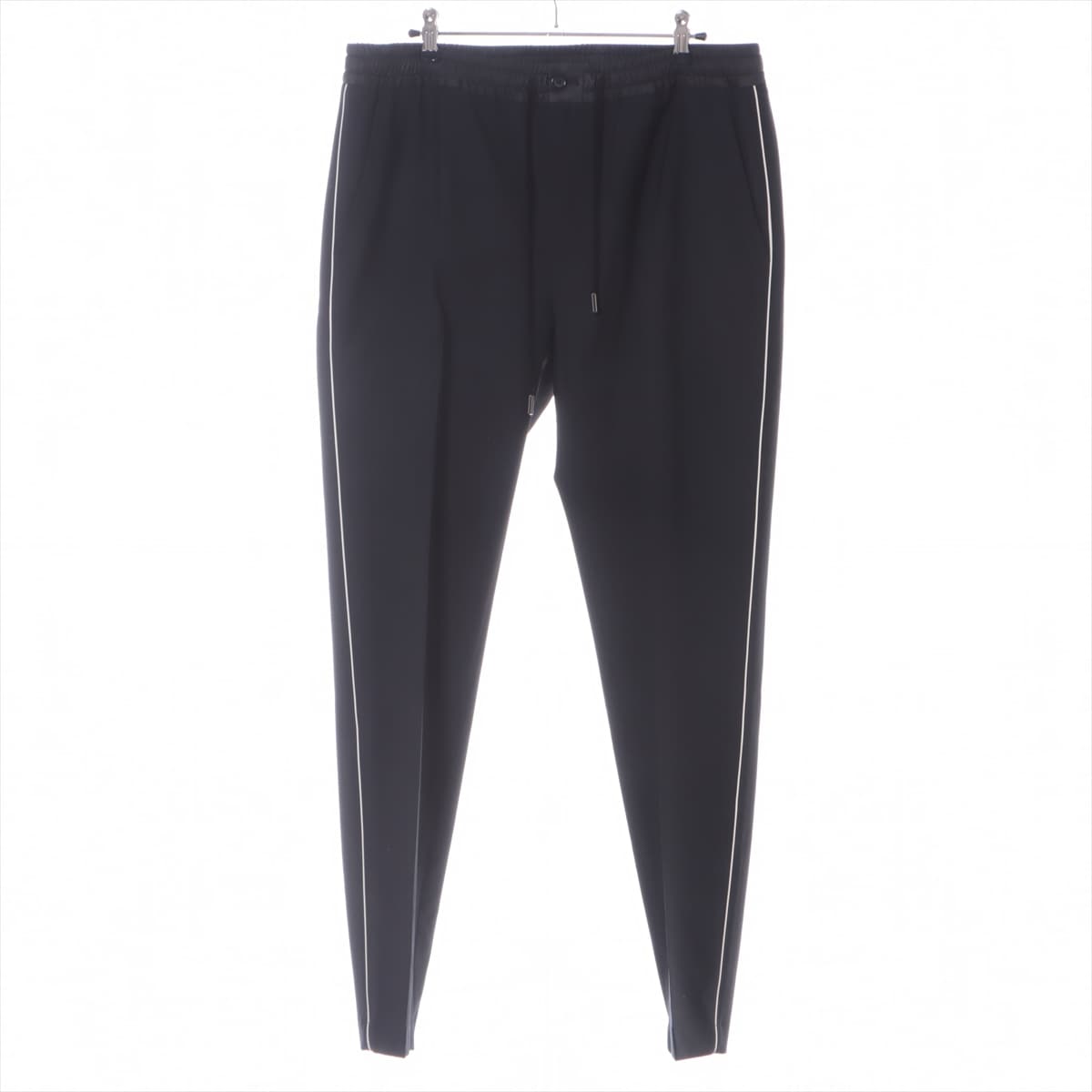 Dolce & Gabbana Wool & Polyester Pants 52 Men's Black  GW20ET