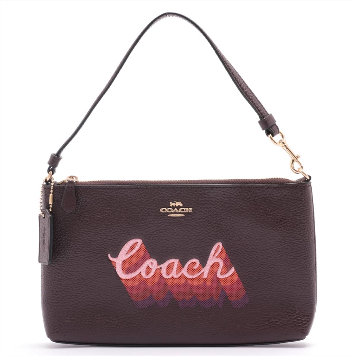 COACH Leather Hand bag Brown