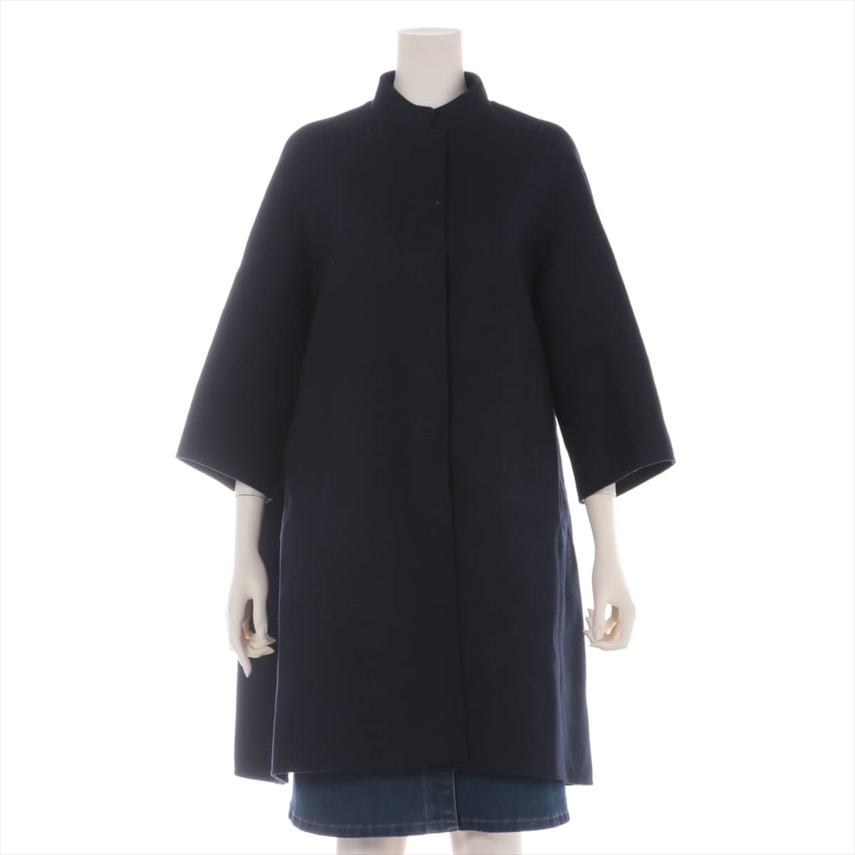 Christian Dior Wool coats I 38 Ladies' Navy blue