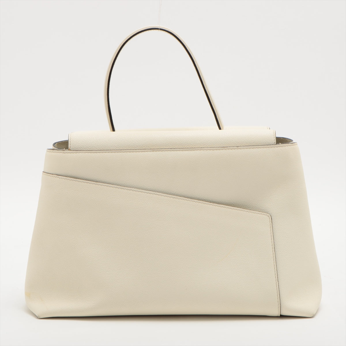 Valextra Leather 2way shoulder bag White