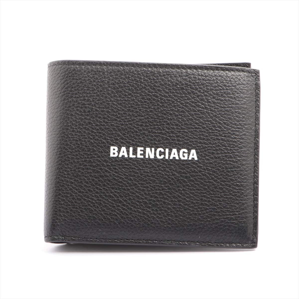 Balenciaga Everyday 487435 Leather Wallet Black