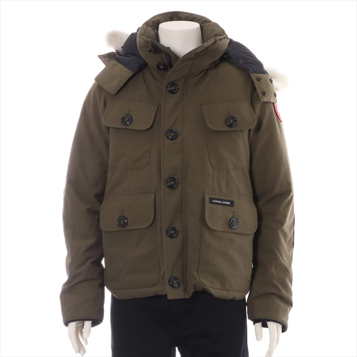 Canada Goose Polyester Down jacket M Men's Khaki 2301JM Russell parka