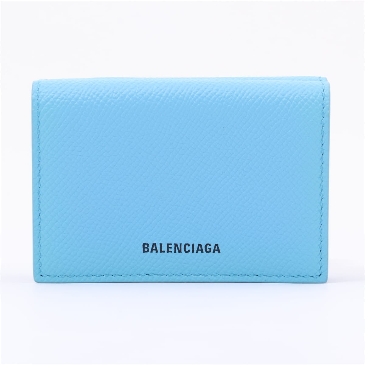 Balenciaga Ville 558208 Leather Wallet Blue