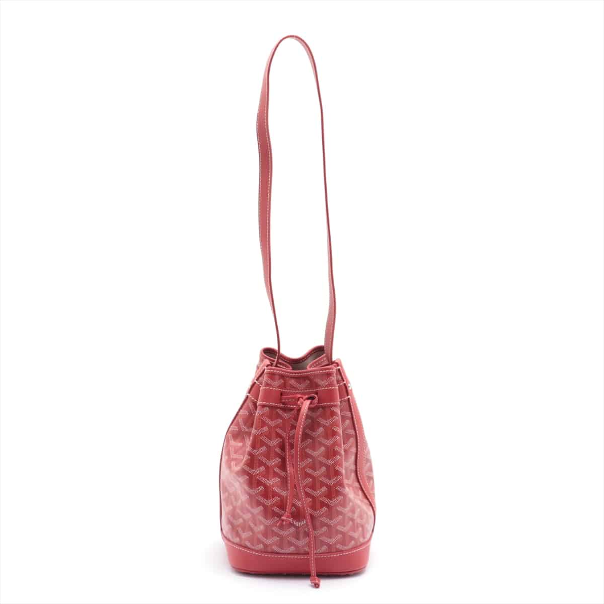 Goyard Petit flot PVC & leather Shoulder bag Red