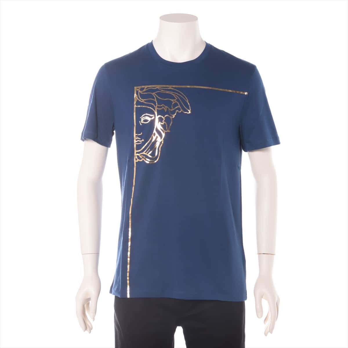 Versace Collection Cotton T-shirt M Men's Blue