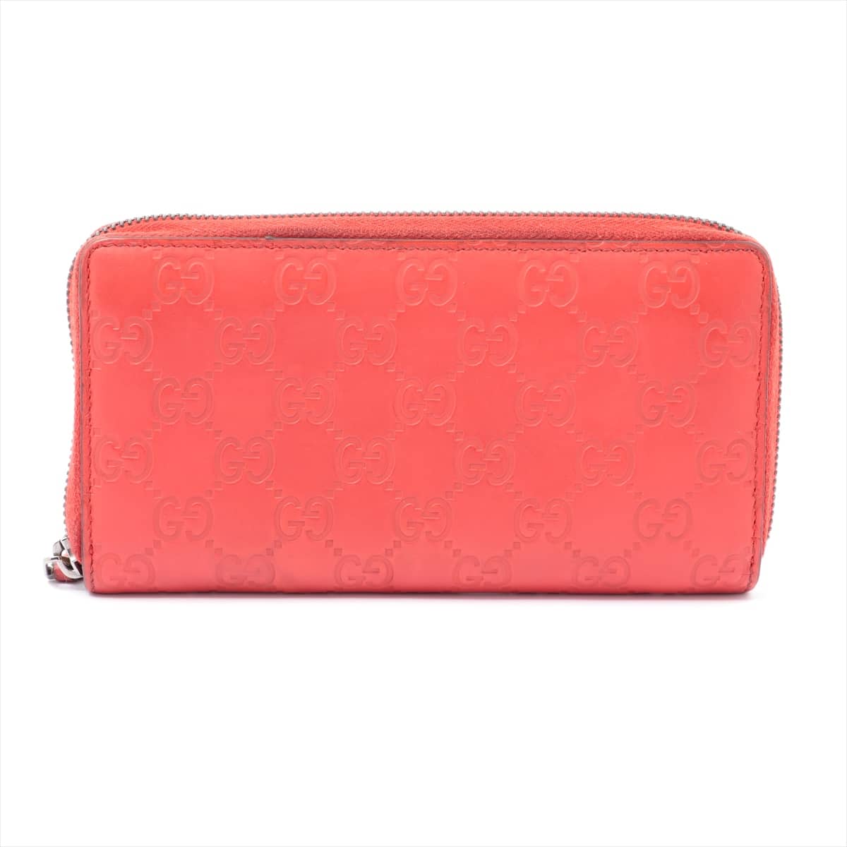 Gucci Guccissima 307987 Leather Wallet Red