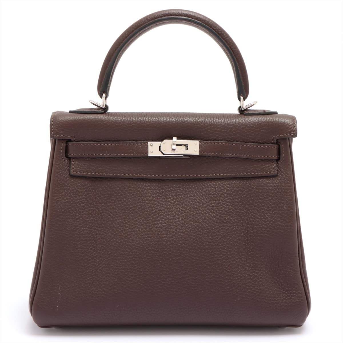 Hermès Kelly 25 Taurillon Clemence Cacao Gold Metal fittings □O: 2011