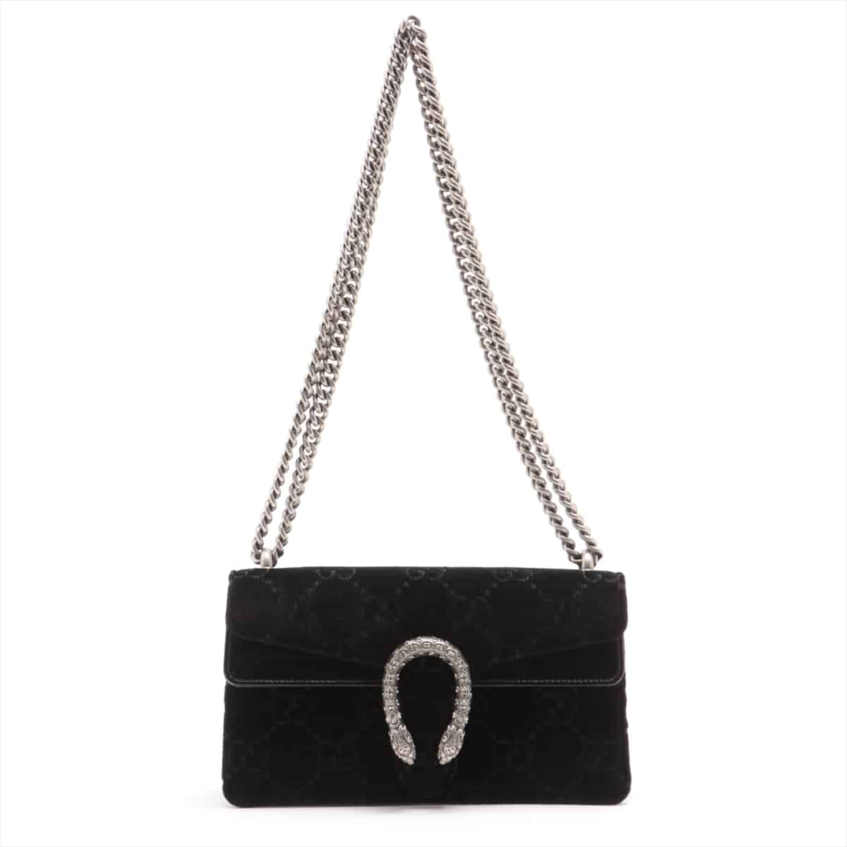 Gucci Dionysus Velvet Chain shoulder bag Black 499623