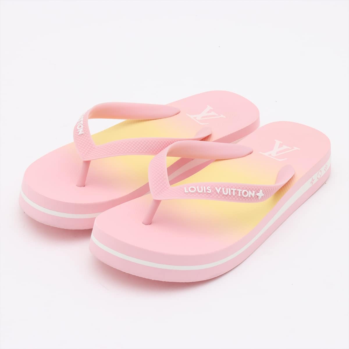 Louis Vuitton Arcade 21SS Rubber Beach sandals 36 Ladies' Pink VS0231