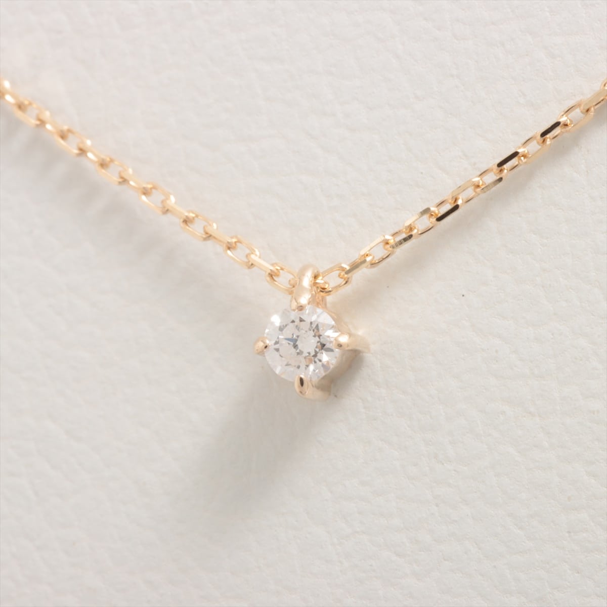Ete diamond Necklace K10(YG) 0.7g