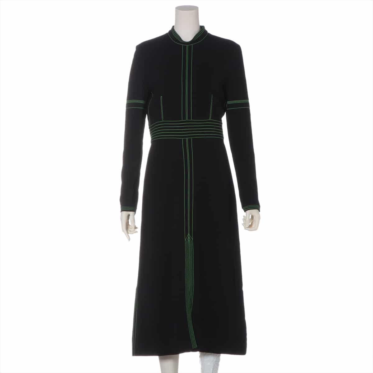 Burberry Viscose Dress 38 Ladies' Black  4067676