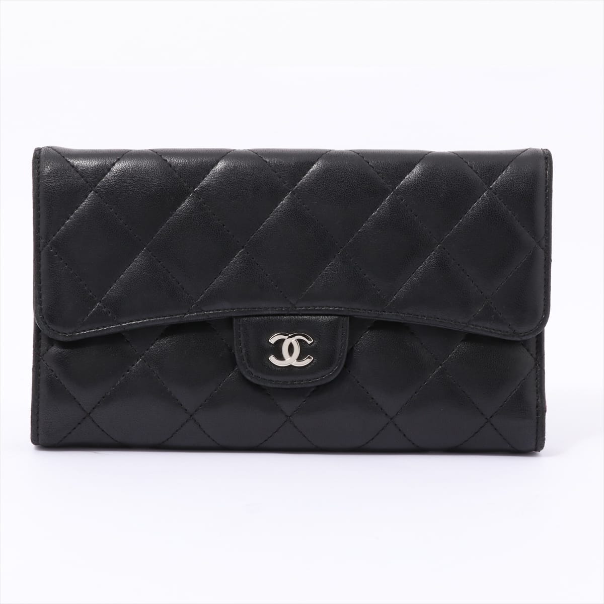 Chanel Matelasse Lambskin Wallet Black 11XXXXXX