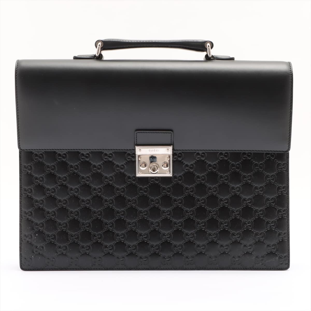 Gucci Guccissima Leather Business bag Black 450963