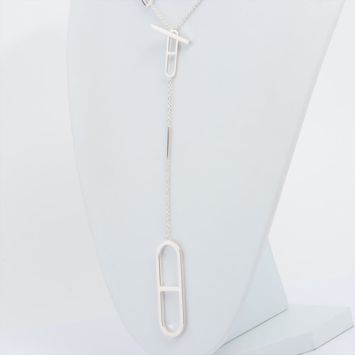 Hermès Ever Chaine D'Ancre Necklace 925 35.1g Silver
