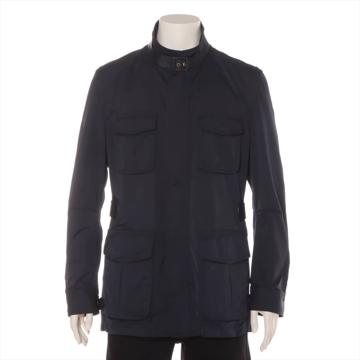 Berluti Polyester Jacket A50 Men's Navy blue