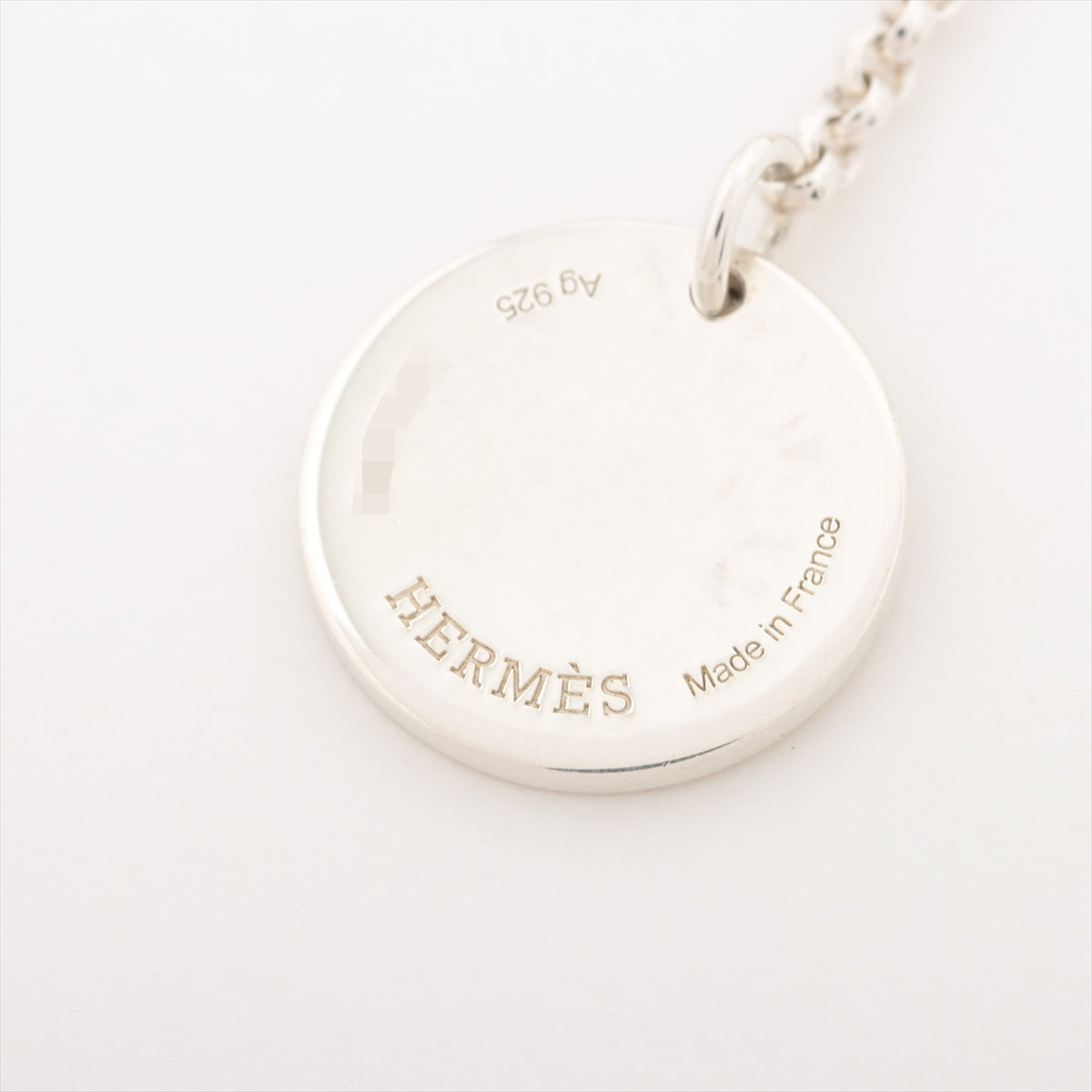 Hermès X-Libris PM Necklace 925×750 8.4g Gold × Silver