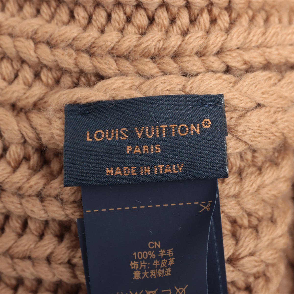 Louis Vuitton M79133 Beanie Epi MY4213 Knit cap Wool Camel