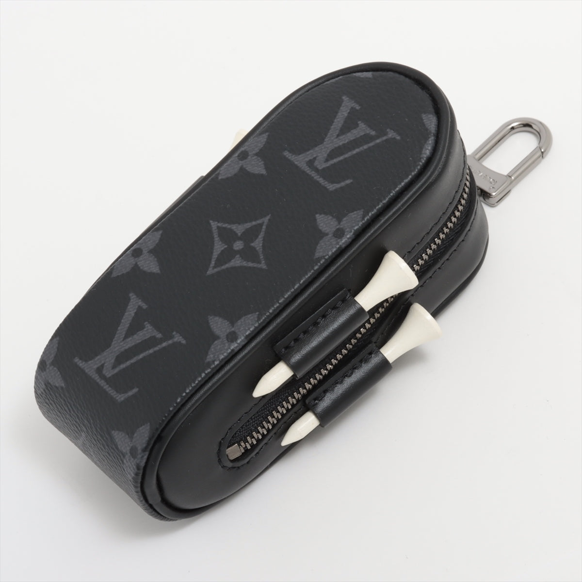 Louis Vuitton GI0344 Set Golf Andrews Golf ball case PVC & leather Black