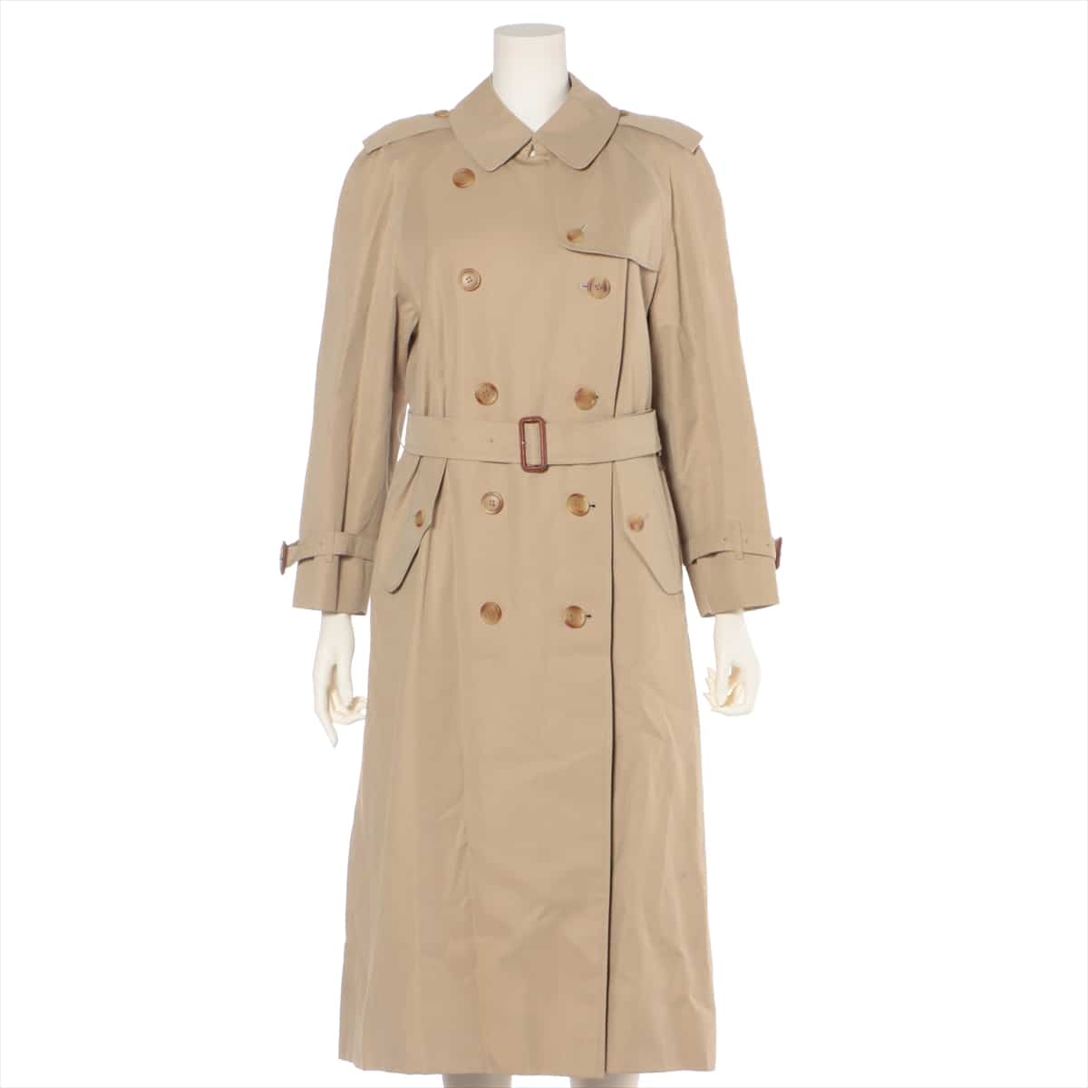 Burberrys Cotton Trench coat 9AR Ladies' Beige Lined  C-TK83