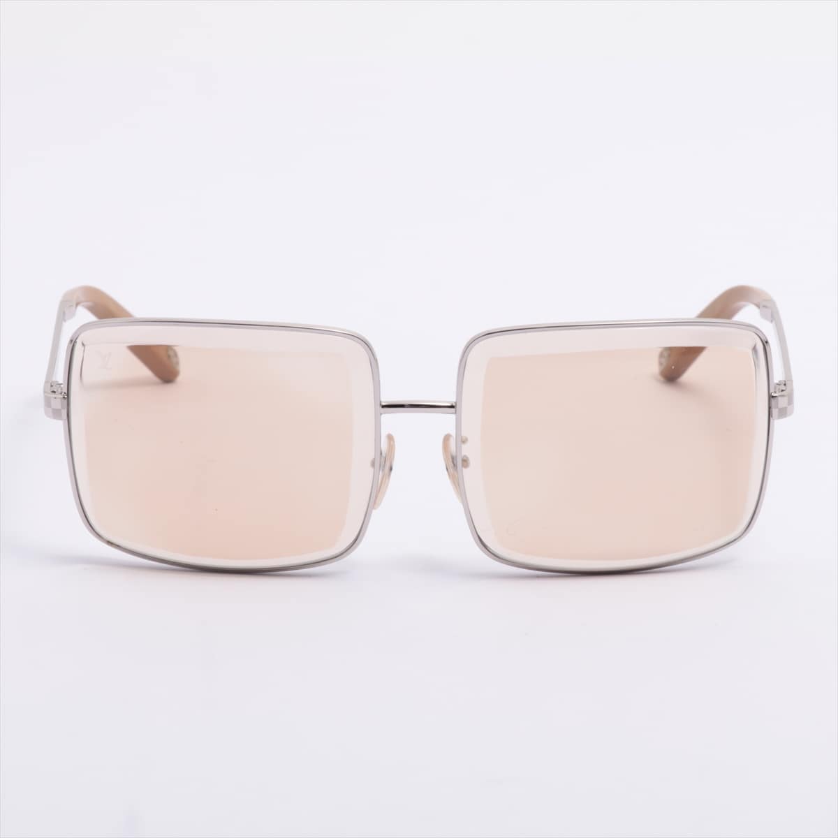 Louis Vuitton Z0584U Sunglasses GP x plastic Brown x silver