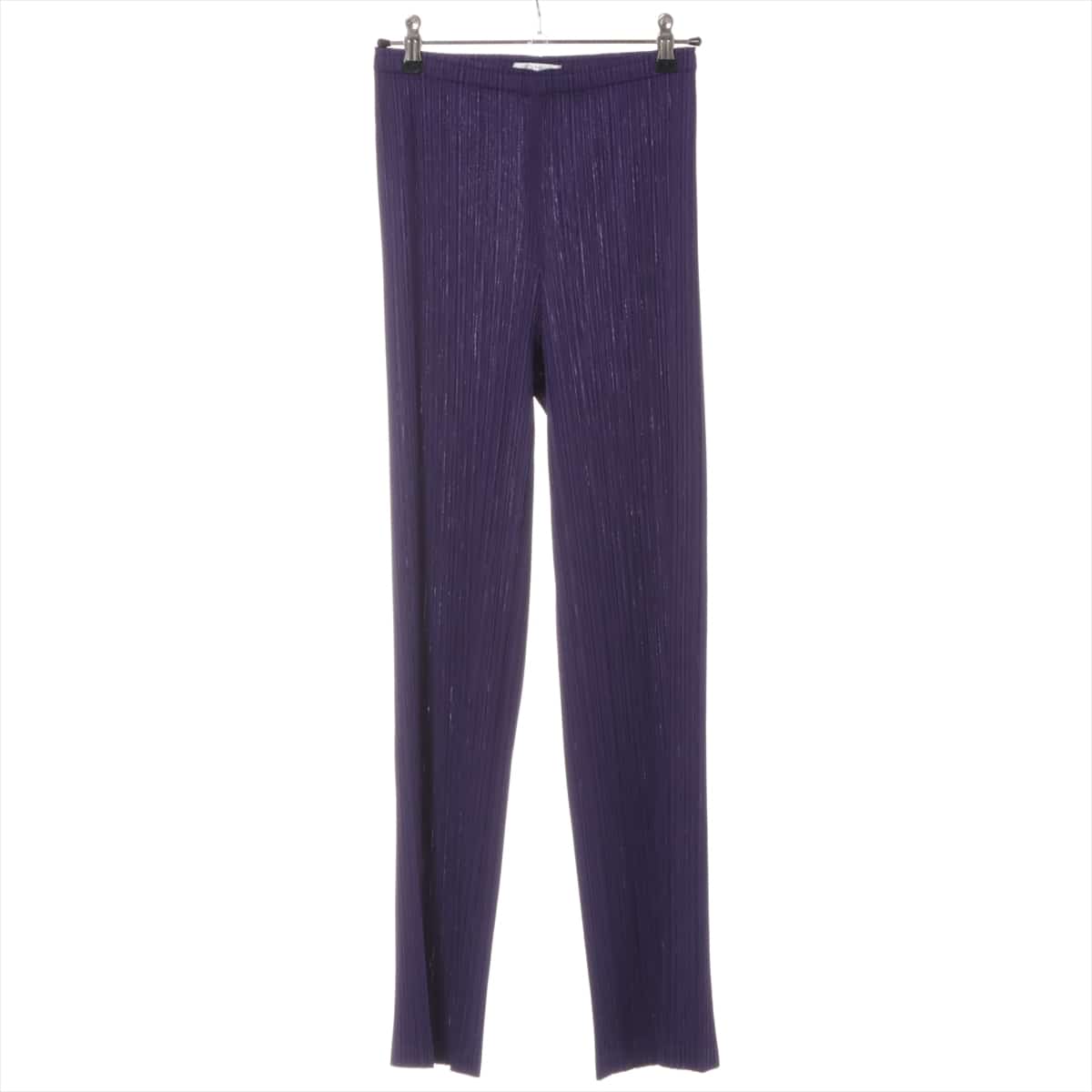 PLEATS PLEASE Polyester Pants 2 Ladies' Purple  PP03-JF166
