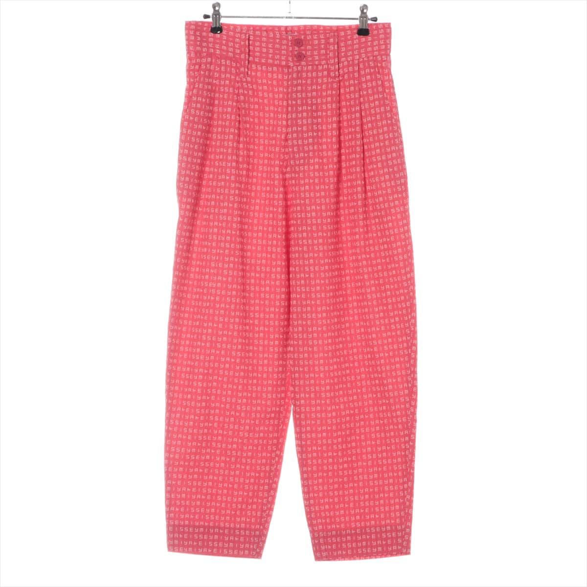 ISSEY MIYAKE Cotton & Polyester Pants 1 Ladies' Red  IM02FF533