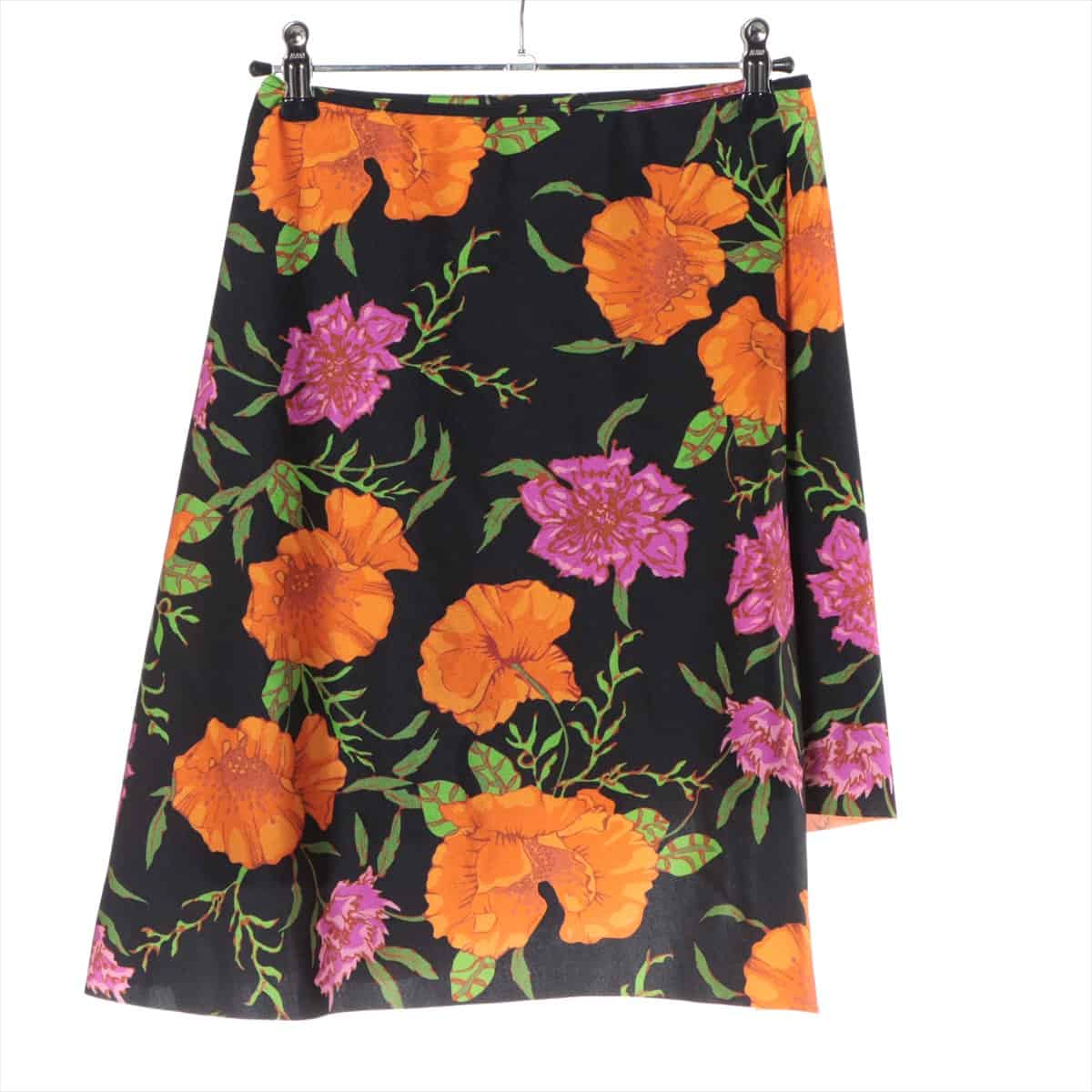 Balenciaga 17AW Nylon x polyurethane Skirt 36 Ladies' Multicolor  470936 floral