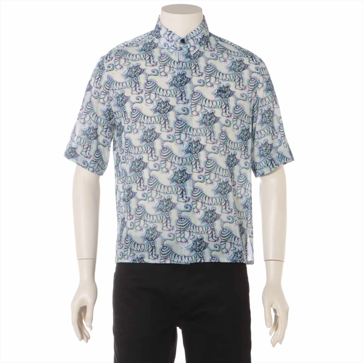 Dior x Kenny Scharf 21SS Cotton Shirt 37 Men's Multicolor  193C545B5252