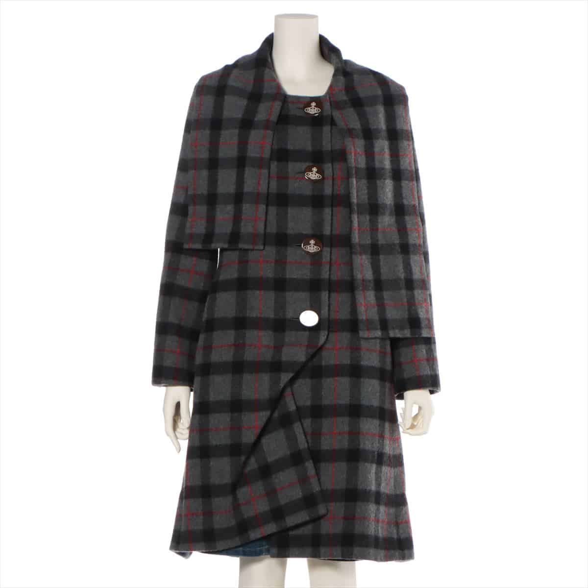 Vivienne Westwood RED LABEL Orb Wool & Polyester coats 3 Ladies' Black x Gray