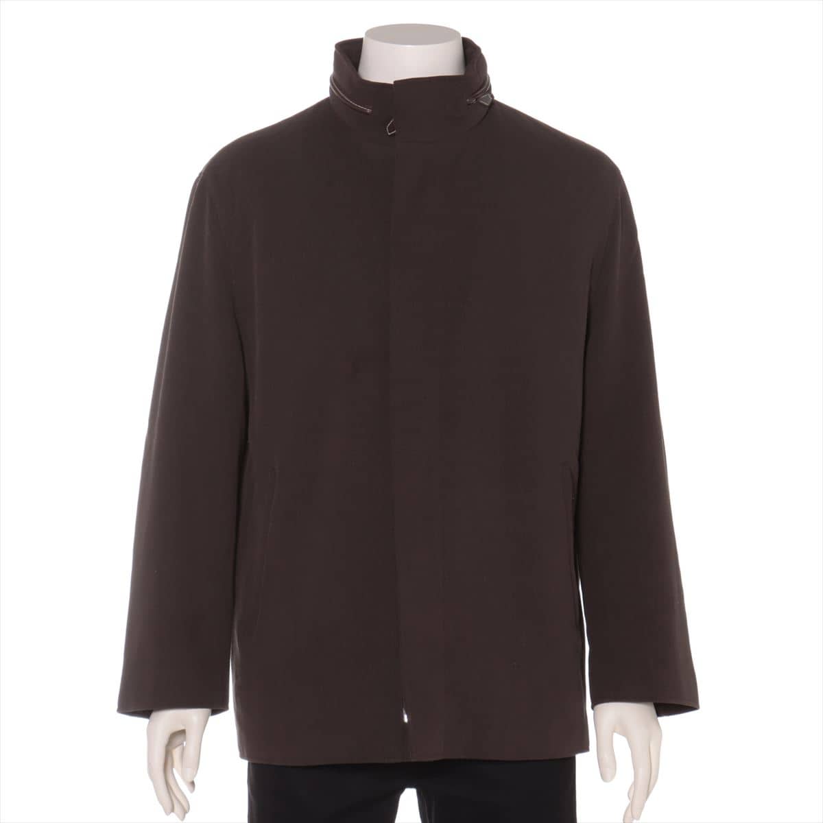 Hermès Cotton & Wool Jacket 50 Men's Brown