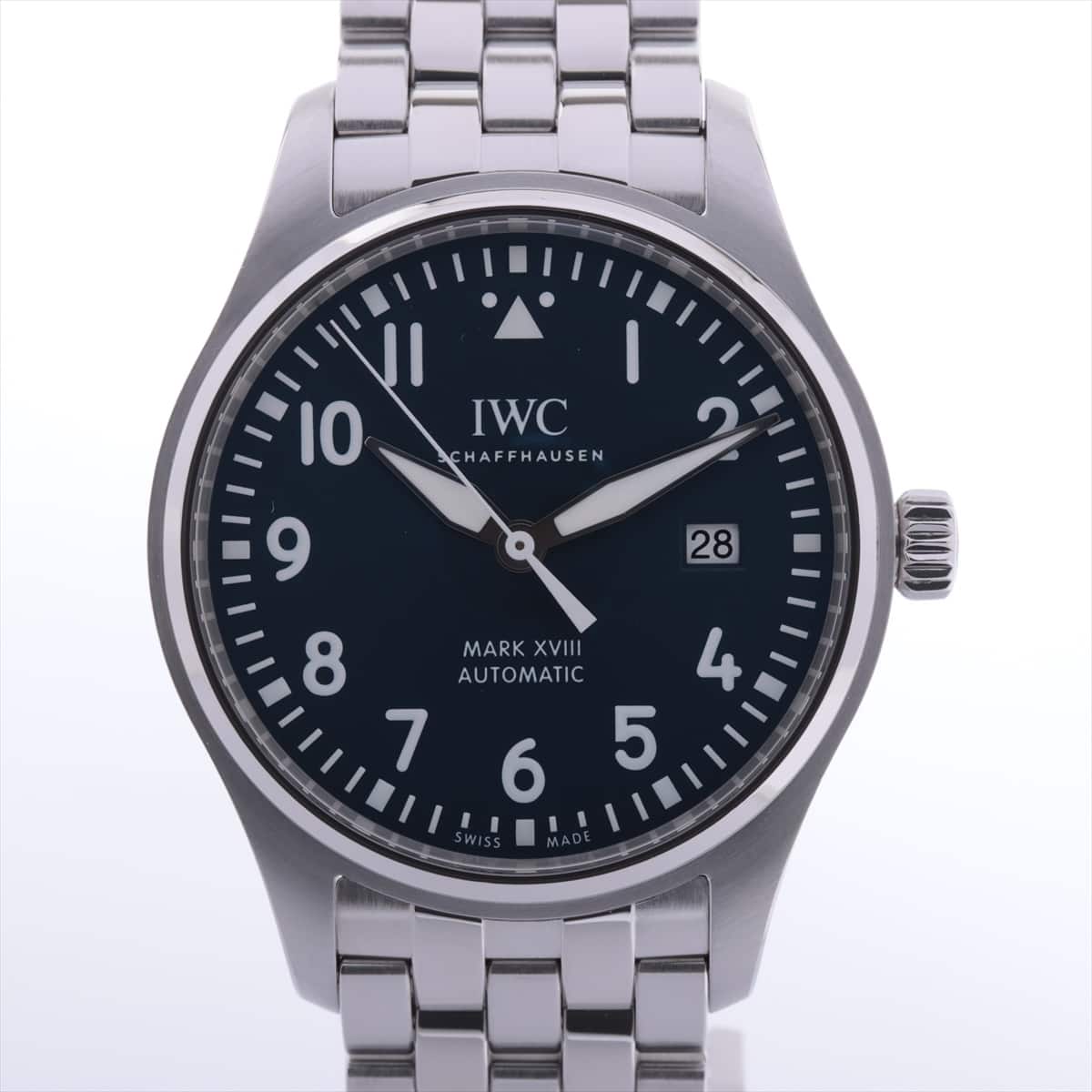 IWC pilot Mark XVIII  Le Petit Prince IW327016 SS AT Blue-Face Extra Link 1