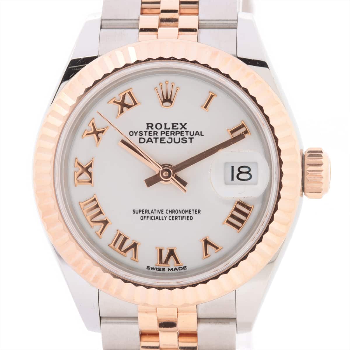 Rolex Datejust 279171 SS×PG AT White-Face