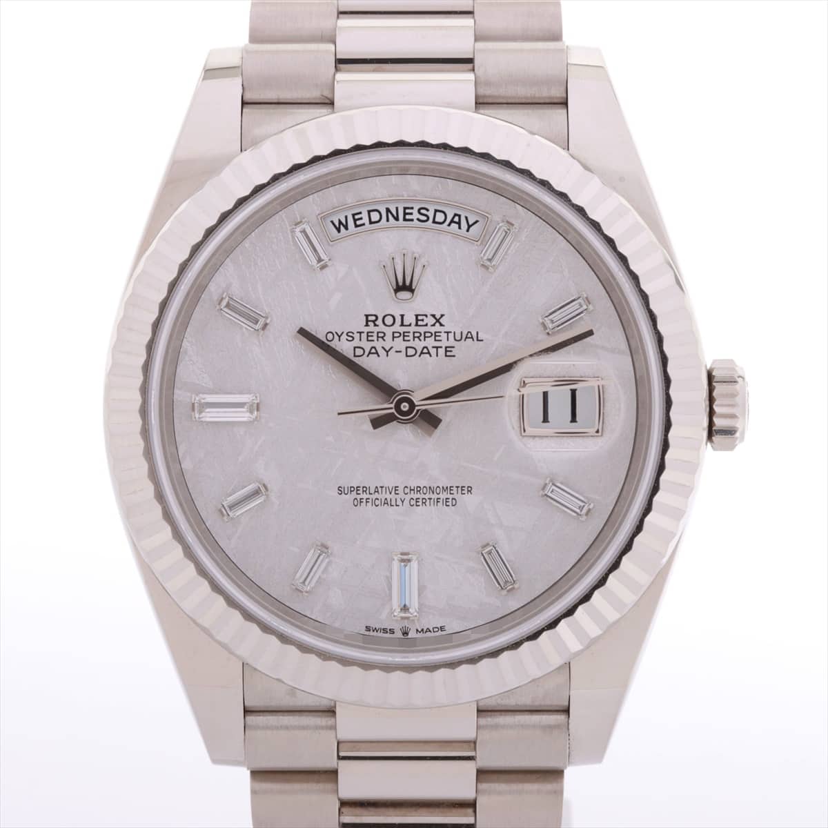Rolex Day Date Ⅱ 228239A 750 AT Meteorite dial Extra Link 2