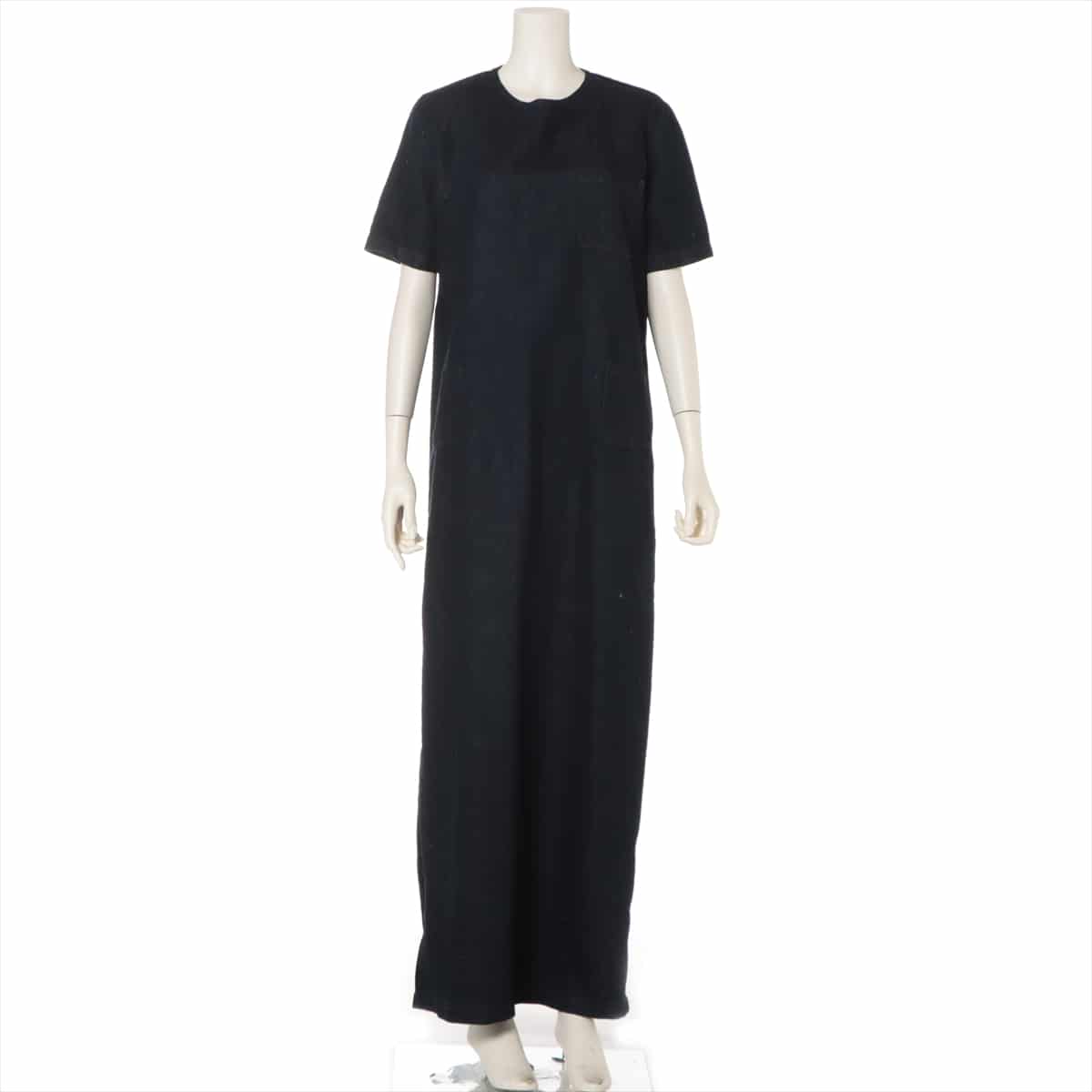 Marni Cotton & Linen Dress S Ladies' Blue indigo  Denim
