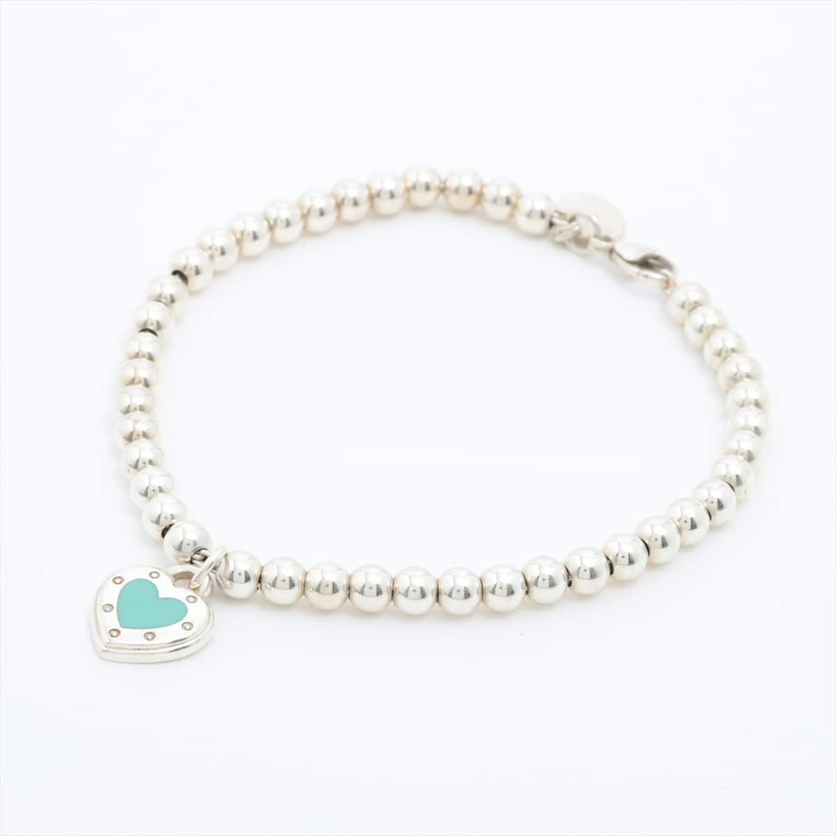 Tiffany Return To Tiffany Heart Tag Bracelet 925 6.0g Silver