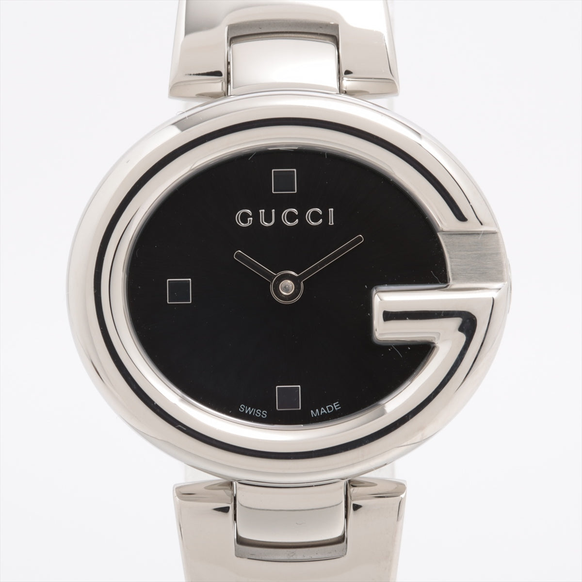 Gucci Guccissima YA134501 SS QZ Black-Face