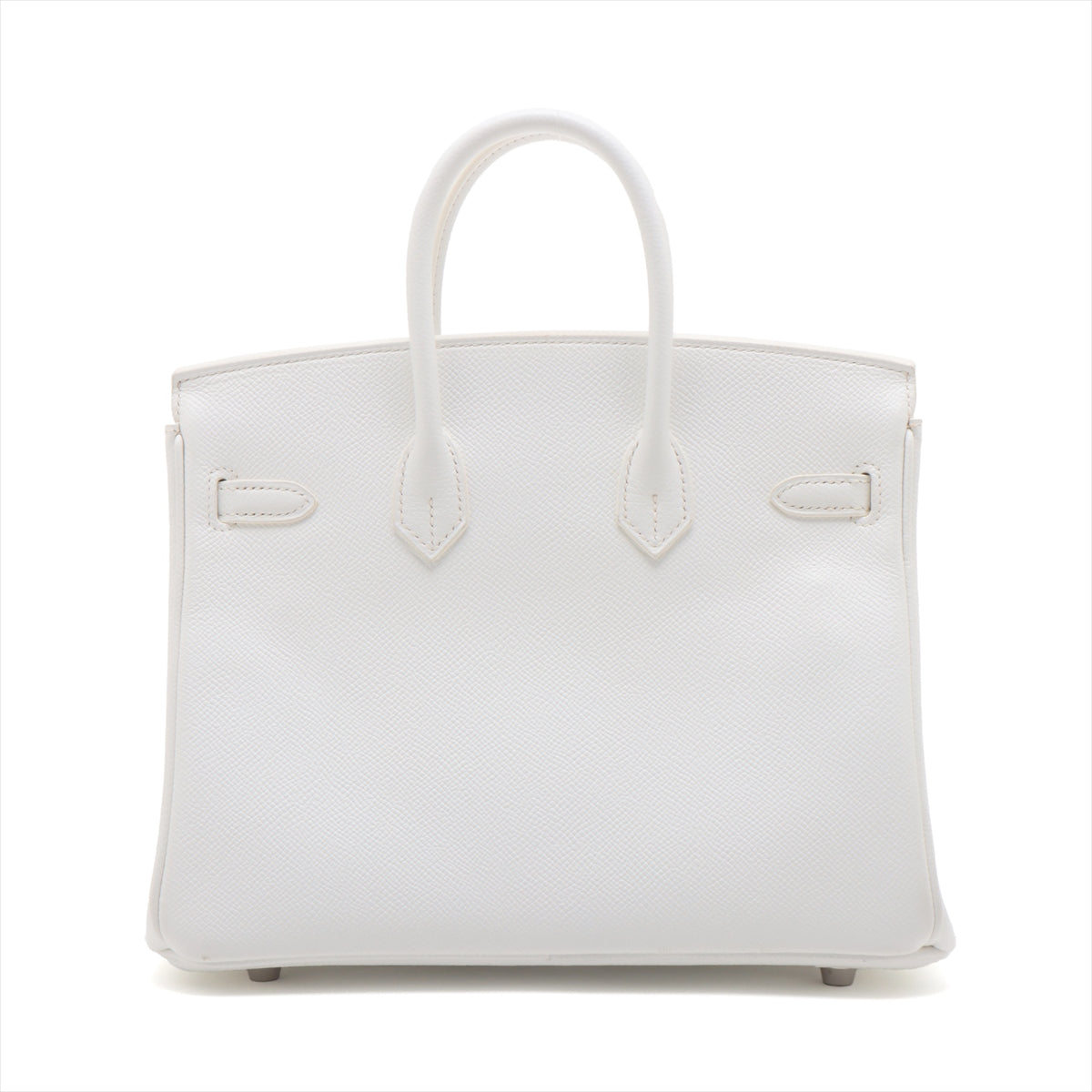 Hermès Birkin 25 Veau Epsom White Silver Metal fittings □R: 2014