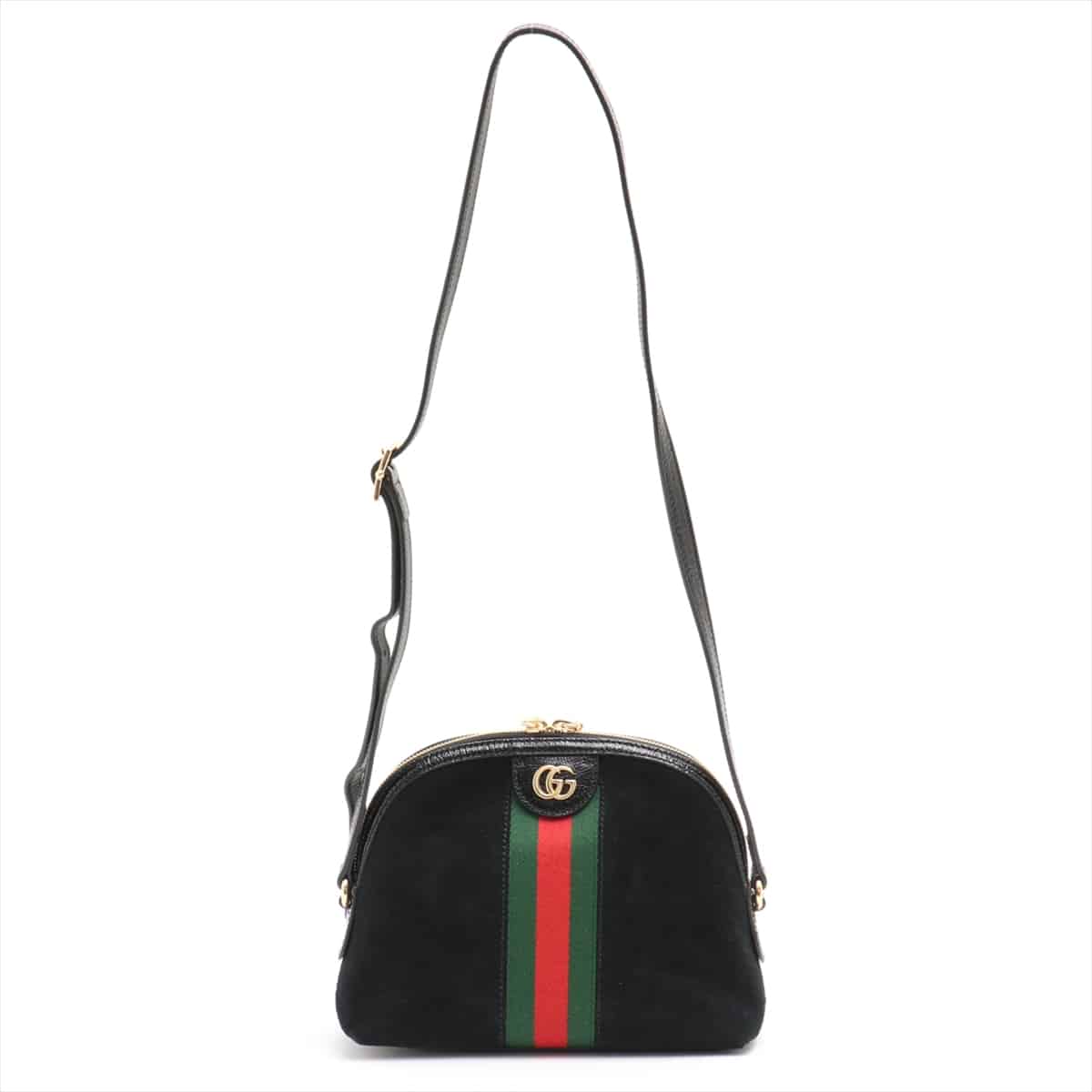 Gucci Ophidia Suede Shoulder bag Black 499621