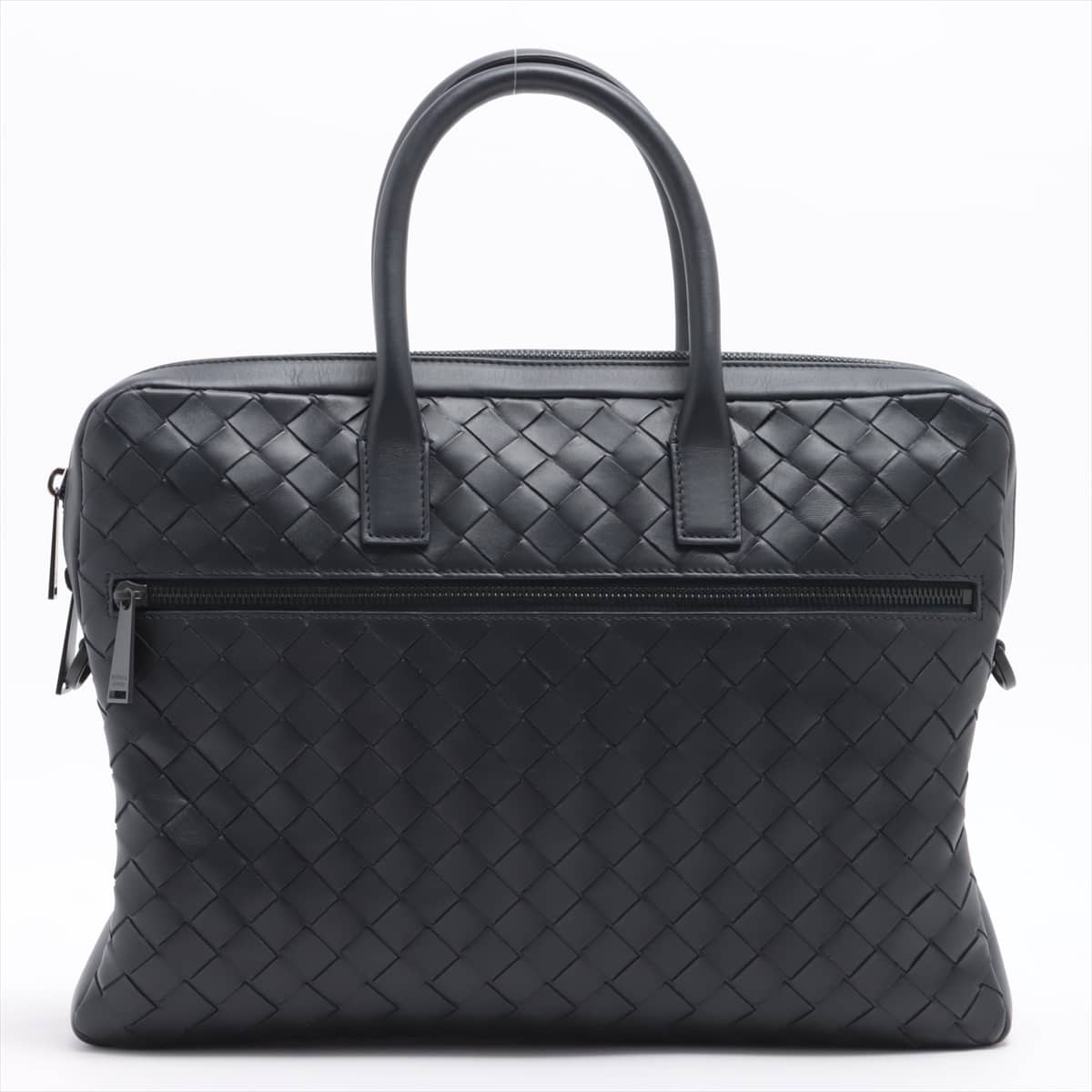 Bottega Veneta Intrecciato Leather 2WAY Businessbag Black