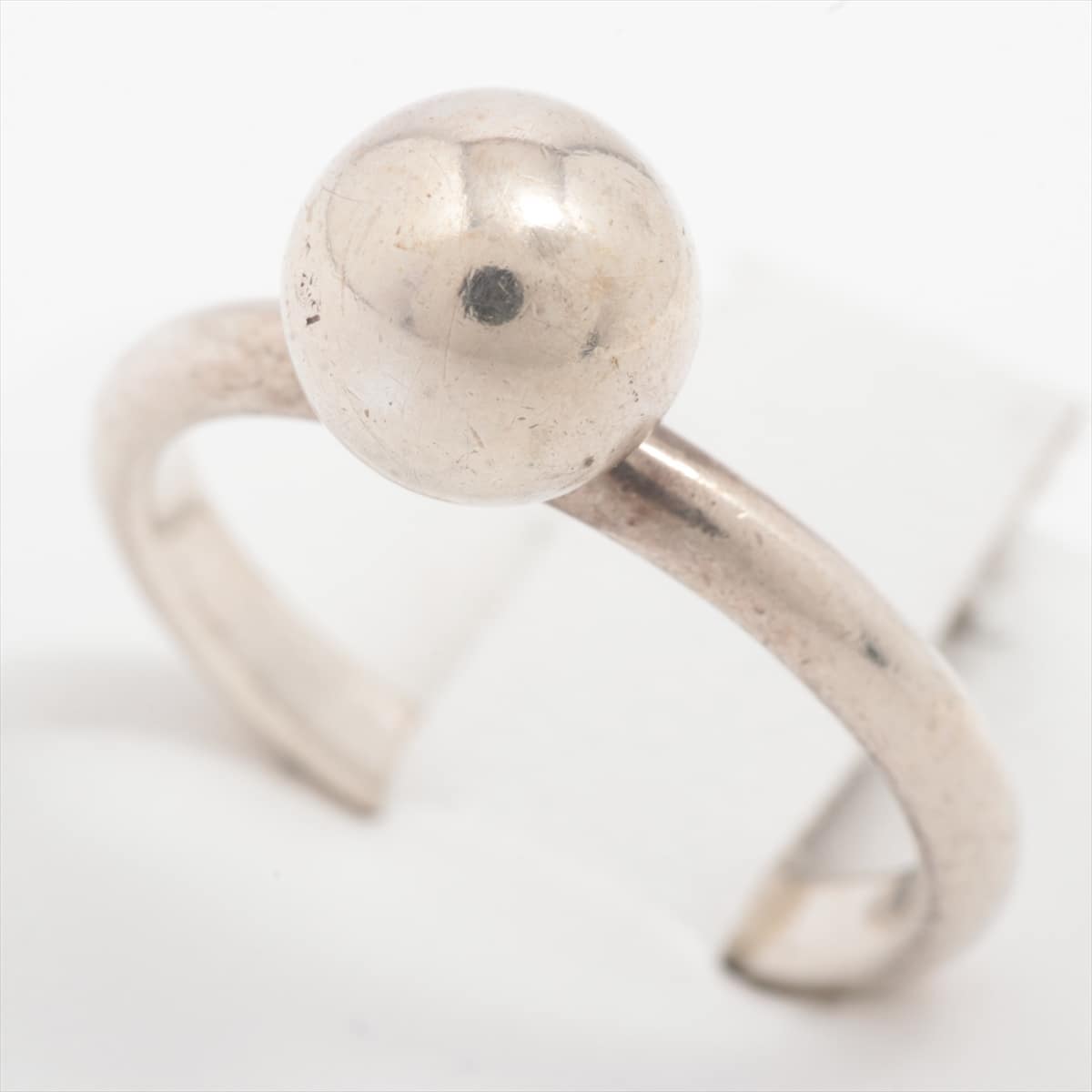 Tiffany ball dangle rings 925 2.7g Silver