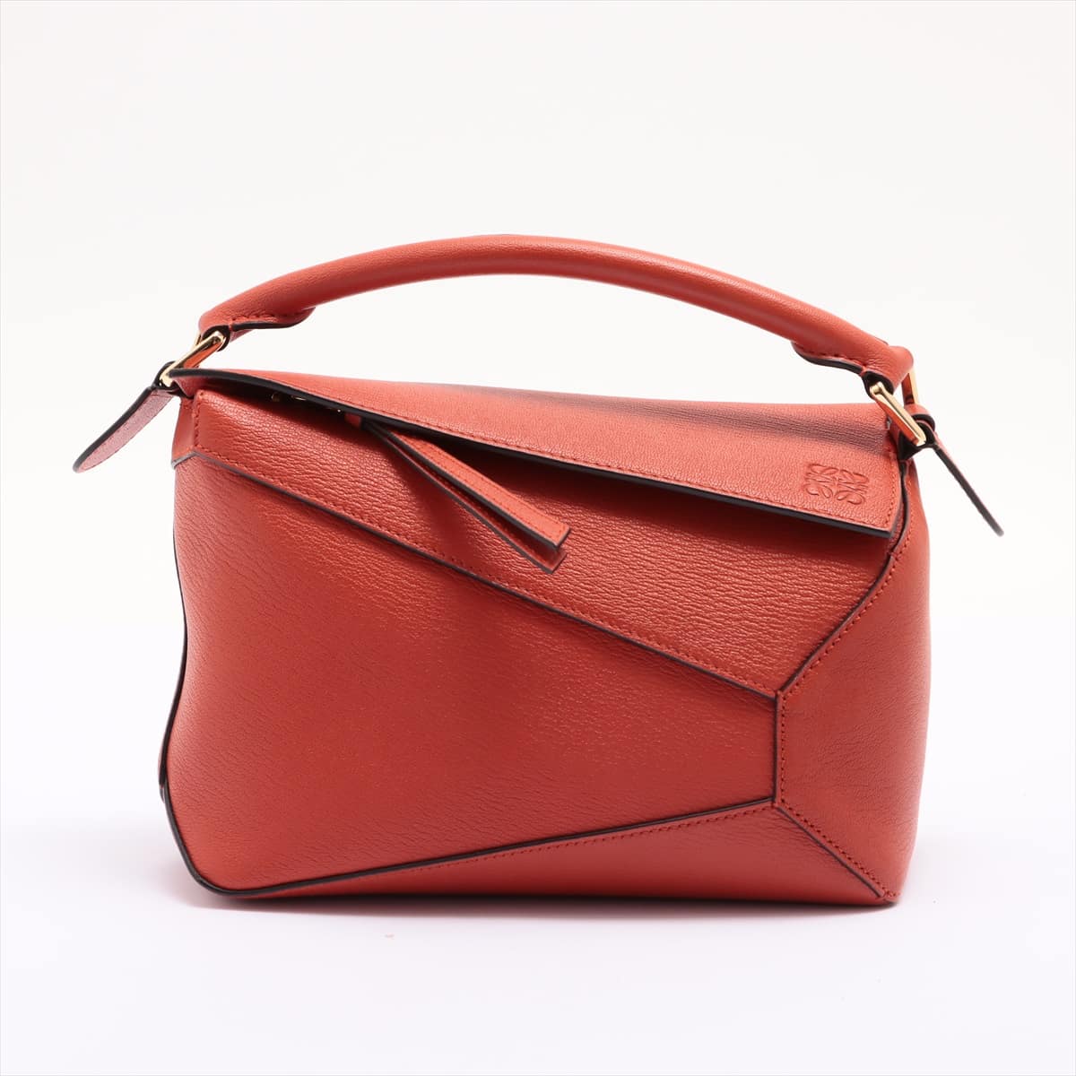 Loewe Puzzle Bag small Leather 2way handbag Brown