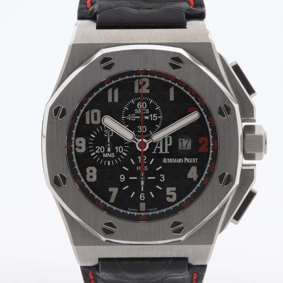 Audemars Piguet Royal Oak Offshore chrono Shaquille O'Neal 26133ST.OO.A101CR.01 SS & Leather AT Black-Face