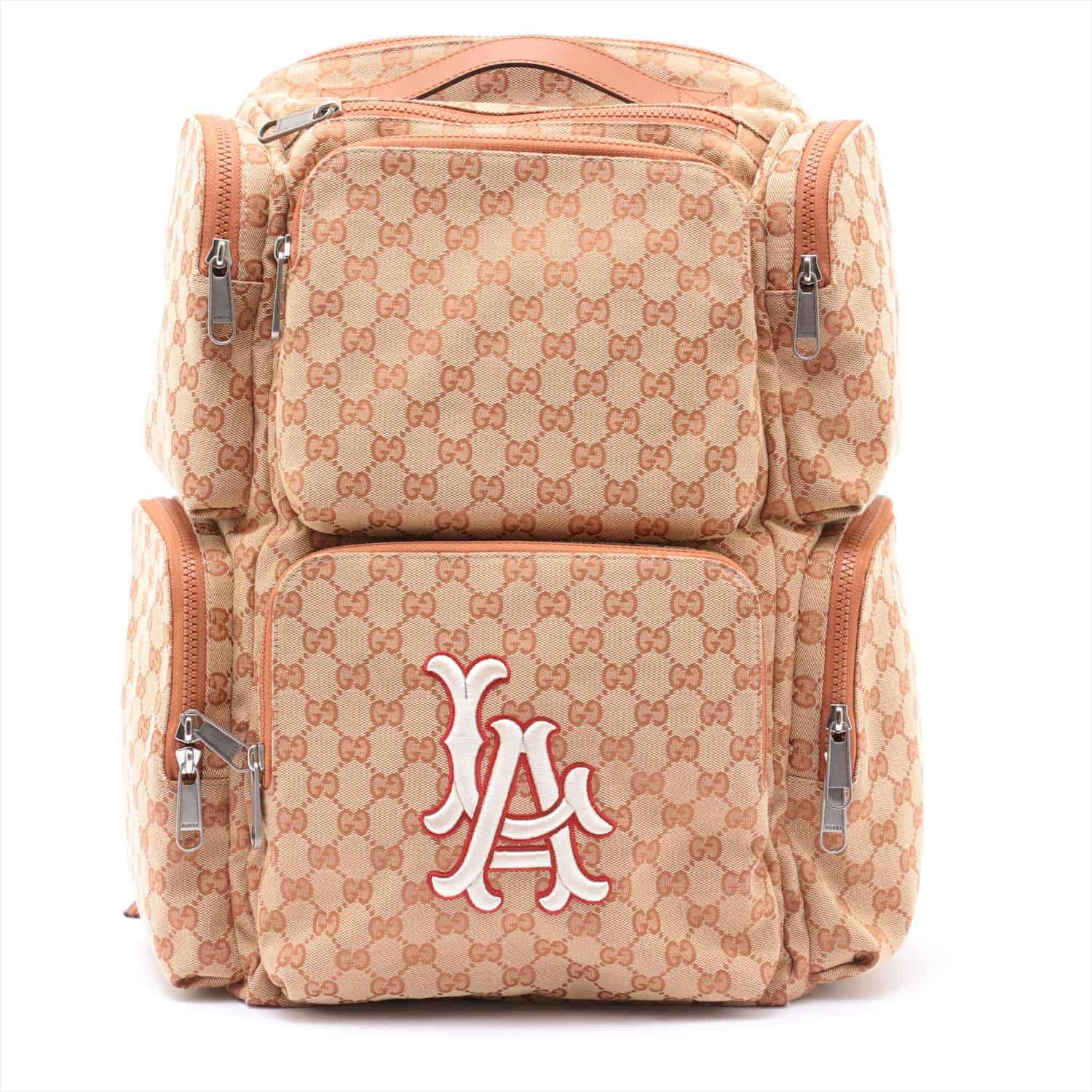Gucci GG Canvas Backpack Beige 552872