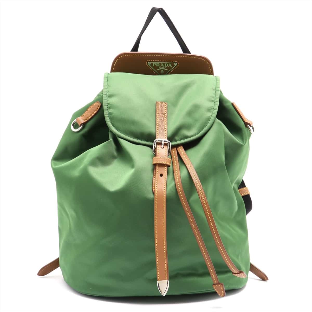 Prada Tessuto Pack / backpack Green 1BZ064